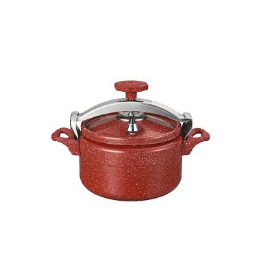 China Induction granite aluminum kitchenware gas cookware viable hot selling non-stick pressure cooker for sale