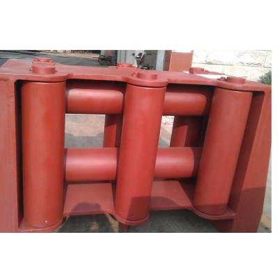 China Marine Ship Boat Mooring Roller Fairlead for Deck with Variety of 6 Roller Sizes Available for sale