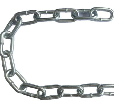 China Drag Chain Chain Galvanized Galvanized Chain Korean Standard Q235 EG WELDED STEEL LINK CHAIN for sale