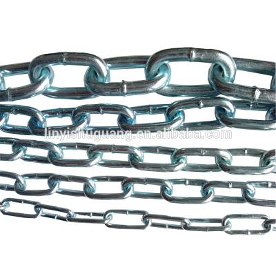 China Electric Galvanized Blue Korean Standard Drag Chain Link Chain for sale