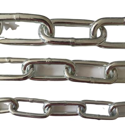 China Galvanized Smooth Welded Drag Chain G30 Long Chain DIN763 Steel Link Chain for sale