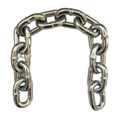 China Drag Chain Linyi Factory Supply Electro Galvanized Welded DIN766 Link Chain for sale