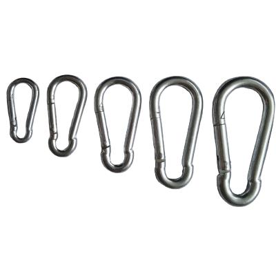 China Fasteners Linyi Factory DIN5299C Snap Hook Carabiner Hook Electric Galvanized Bag Hook for sale