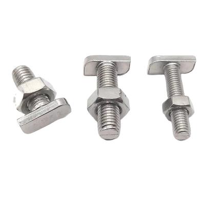 China High Strenth China Suppliers Manufacture Price High Steel Slotted T Bolts T Bolt Nuts Head - And - Bolts for sale