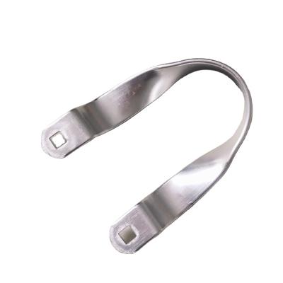 China Support OEM sheet metal fabrication services best selling aluminum pipe hoops connection and repair for sale