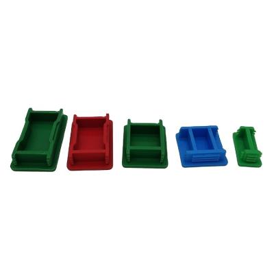 China Plastic Tube Inserts Plug, Slip Insert Hose Tubing End Plugs, Square Plastic Tubing Plug For Chair Table Stools Leg for sale