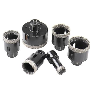 China Metal Drilling 6MM -100MM Vacuum Diamond Drilling Core Bits Drills Welded Hole Saw Hole Cutter Diamond Drill Bits For China Marble Granite for sale