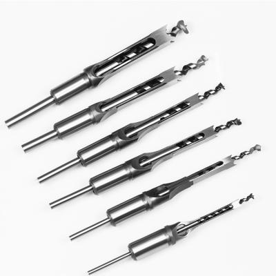 China Square Hole Wood Drilling Bit, HSS Mortising Chisel Set For Woodworking, 5/16 3/8 1/2 Inch (All Sizes) for sale