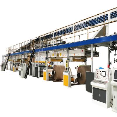 China Best Selling Food Automatic 5 Ply Corrugated Cardboard Production Line for sale