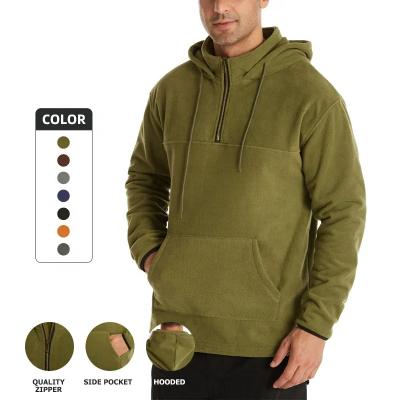 China Ziyi Fashion Fleece Men's Hoodie QUICK DRY Plus Size Casual High Quality Workout Oversized Zipper Pullover Sweater for sale