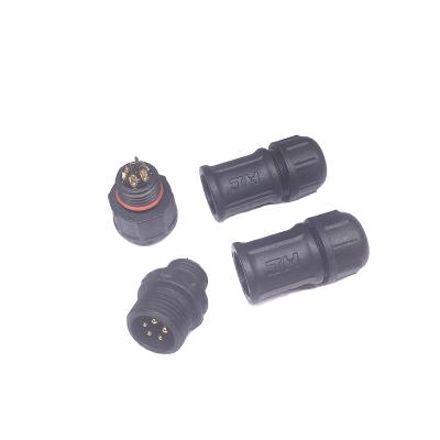 China Outdoor Lighting Design Ip68 M12 High Quality Male Female Waterproof Connector m12 for sale