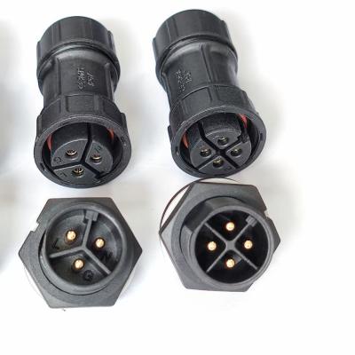 China Factory Outdoor M20 4pin Ignition High Quality Waterproof Cord Screwed Wire Connector for sale