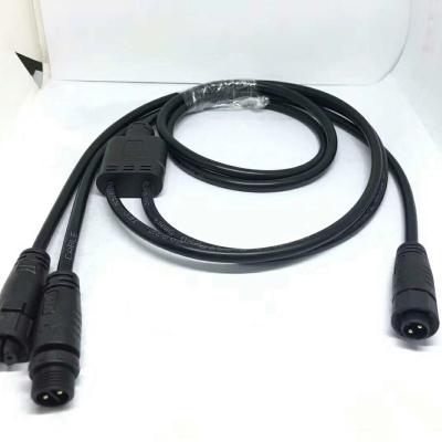 China Professional Lighting Cable M21 2 Pin Outdoor Waterproof Connector for sale