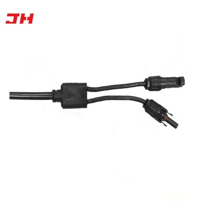 China Professional Custom Automotive / Outdoor Lighting Plant / Car Photovoltaic Connecting Socket With Waterproof Y-wire Connector for sale