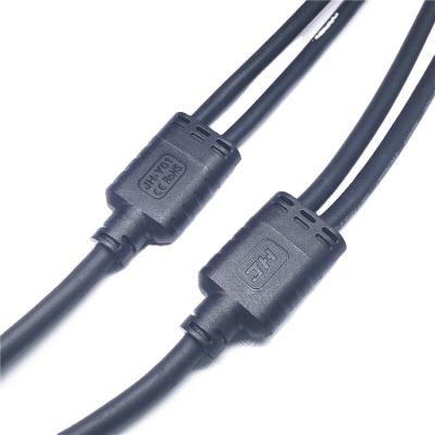 China Outdoor Professional Plug Lighting Factory Custom Waterproof Electrical Power Cable Connector for sale