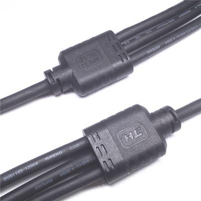 China Professional Factory Plug Outdoor Lighting Power Cable Custom Waterproof Electrical Connector for sale