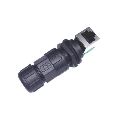 China outdoor lighting electrical waterproof plug waterproof rj45 connector for sale