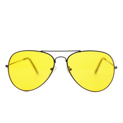 China Blue Light Anti Blocking Glass Computer Phone Glasses Anti Blue Light Yellow Metal Frame Glasses Anti Blocking Glasses for sale