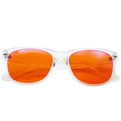 China Orange or Amber Lens Anti Blue Light Blocking Blue Light Glasses 100% Blocking Glass Computer Gaming Glasses for Women Men for sale