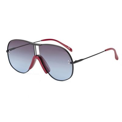 China Fashion Sunglasses 2021 Sunglasses Women Shape Oversized Frame Shade Clear Sunglasses for sale