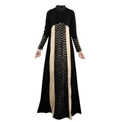 China Arabic Muslim Middle Eastern Clothing Long Dresswith Long Pungent Lace MSL091005 for sale