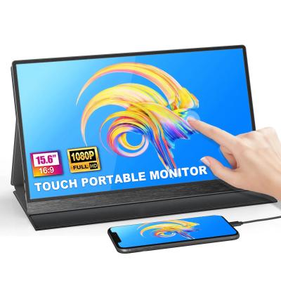 China 1080P HDMI IPS Gaming Portable Monitor Touchscreen USB Type C for sale