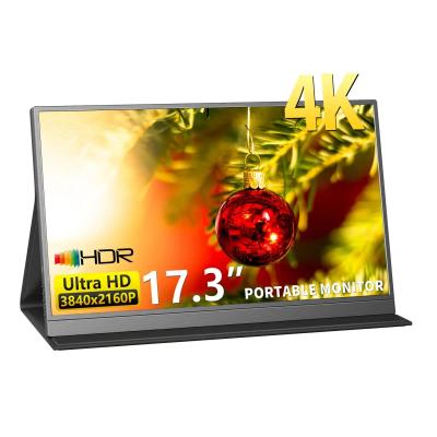 Cina UHD IPS 4K Usb C Tablet Display esterno Monitor portatile schermo 17,3 pollici in vendita