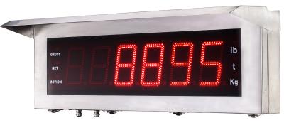 China Outdoor Truck Scale Remote Display 5inch RS485 / RS232 Interface for sale