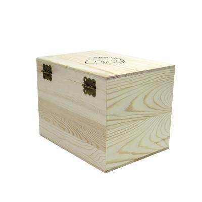 China Wholesale Handmade Pine Wood Recipe Cards And Dividers Customized Box for sale