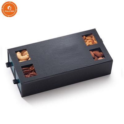 China Handmade Customized Multi Drawers Salted Nuts Chocolate Dates Packaging Paper Box for sale