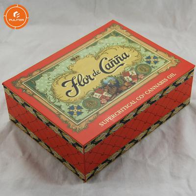 China Handmade Luxury Individual Gift Cardboard Paper Packaging Cigar Box For Sale for sale