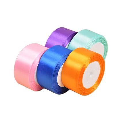 China Custom Bright Color Fastness Wired Ribbon Artwork Printed Satin Grosgrain Customized Recycled Polyester Ribbon for sale