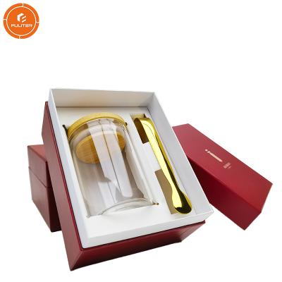 China Handmade Personalize Saffron Packaging Boxes Glass Bottle With Cap for sale