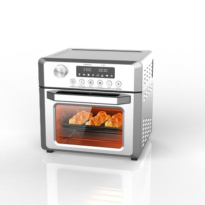 China Technology FM1801 COLLITY Dual Layer Electric Element Stainless Steel Digital Airflow Pizza Baking Oven 18L for sale