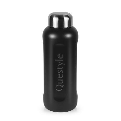 China New fashion 500ml 750ml 1000ml 304 stainless steel vacuum flask creative single viable square wine bottle for sale