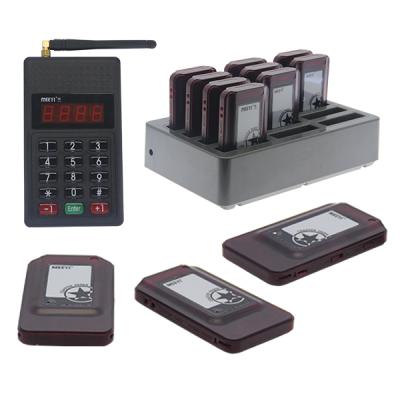 China Durable Meeyi Pager Waiter Call System Restaurant Guest Paging System for sale