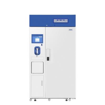 China Haier Hospitals Vaccine Refrigerator 506L Smart Temperature Control Lab Biomedical Pharmaceuticals With 10L Medical Freezers for sale