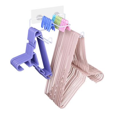 China Easy Assembly Hanger Storage Rack Self Adhesive Holder for Adult or Child Hangers, Hanger Organizer for sale