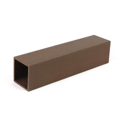 China eco-friendly composite indoor square tube wall cladding/ceiling panels/wooden building materials eco space partition 50*50mm for sale