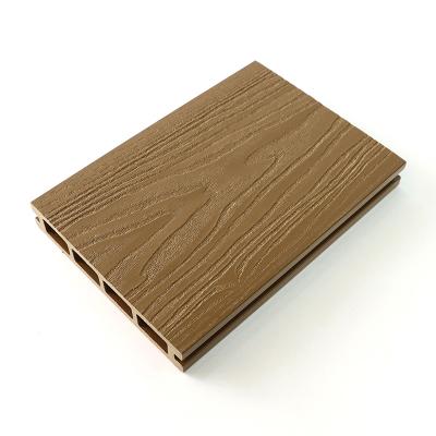 China Factory eco friendly Foshan Viqueen wood composite paneling exterior decking fence wpc 3D embossed wood grain for sale