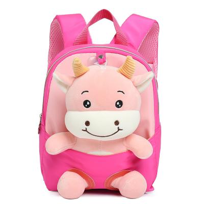 China Custom Detachable 3D Plush Toys Lovely Cartoon Toddler Kindergarten Boys Girls Schoolbag Children Kids Backpack Plush Toy for sale