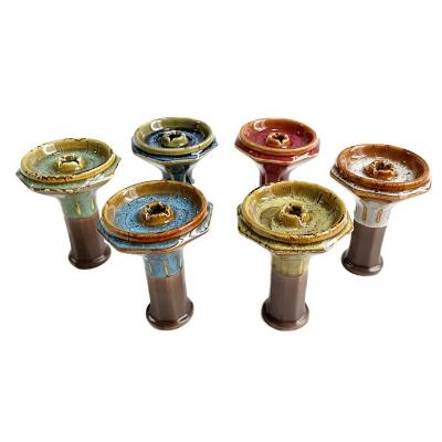 China High Quality Easy Smoking Ceramic Bowl Hookah Head Shisha Hookah Accessories Ceramic Shisha Head Bowl for sale