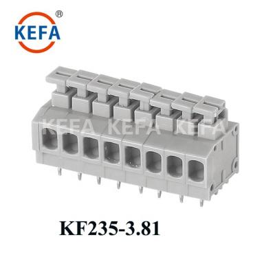 China Spring Terminal Block In 3.81mm Pitch Row Double Pin KF235-3.81 KF235-3.81 for sale