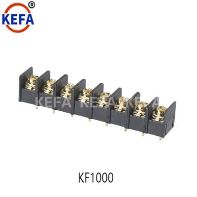 China KF1000 21 Pin Header Connector 10.0mm Pitch Barrier Terminal Block Connector Gold Plated Screw Terminal - A.W.G. 30 for sale