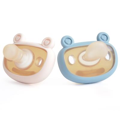 China Soft Silicone Baby Soother Defensive Position BPA Soother Nipple Silicone Baby Nipple Sleeping Dummy Pacifier for sale