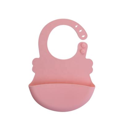 China BPA Free BPA Free Custom Printed New Design Food Grade Safe Silicone Baby Bib for sale