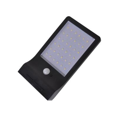 China 5W Modern Bright Waterproof Garden LED Fence Solar Powered Panel Motion Sensor Street Spot Light Wall Mounted Outdoor for sale