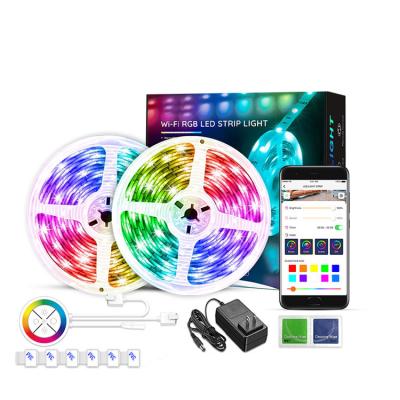 China Hotel 360 Degree 2835 5050 Battery Operated RGB SMD 6500K 5V 9V 12V 24V 110V 120V 220V 2M 5M 10m 15M 50Meter LED Strip Light for sale