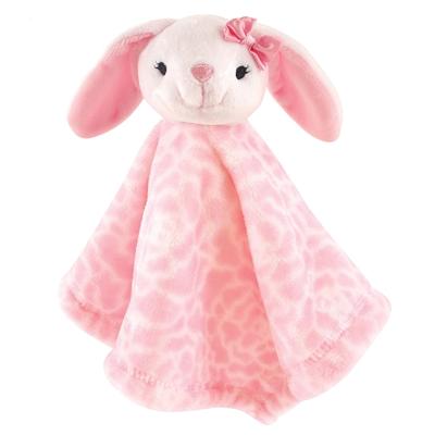 China 100% Polyester Newborn Baby Gift Set Sleep Teddy Bear Rattle Baby Plush Sit Blanket Soft Toy Baby Comforter for sale