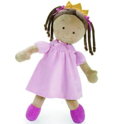 China Custom Toy New Fashion Adorable Black African Rag Girl Doll Soft American Fashion African Rag Doll for sale